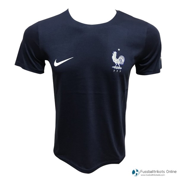 Frankreich Trikot Trainingsshirt 2018 Blau Fussballtrikots Günstig